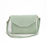Cork Crossbody Bag - Caribbean Green