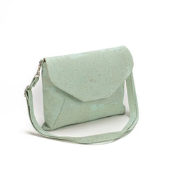 Cork Crossbody Bag - Caribbean Green