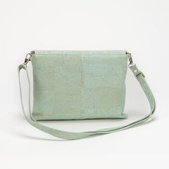 Cork Crossbody Bag - Caribbean Green