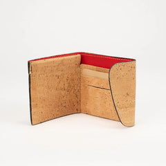 Card and Coin Holder in Natural Cork