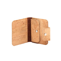 Men's Cork Wallet with Coin Pocket - Natural Cork