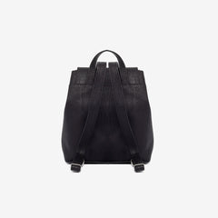Black Cork Backpack with Red Lining