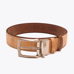Reversible Men's Belt in Natural/Brown Cork (35mm)