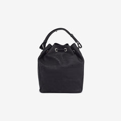 HandBag with Strap in Black Cork