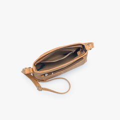Crossbody Cork Bag with Laser Cut Detail