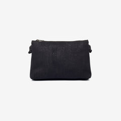 Cork Crossbody Bag - Black