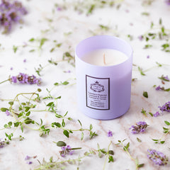 Lavender and Thyme Candle Made with Vegetable Wax (180gr )