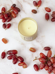 Grape Candle Made with Vegetable Wax (180gr)