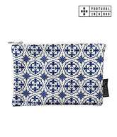 Purse Zippered Multipurpose | Tiles (Blue)