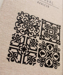 Notebook A5 Cotton Hardcover | B&W Tiles