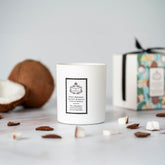 Coconut and Vanilla Candle Made with Vegetable Wax (180gr )