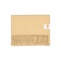 Sheep Wool Scarf - Camel