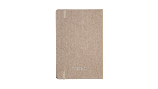 Notebook in cork & bluish linen A5 | Elétrico