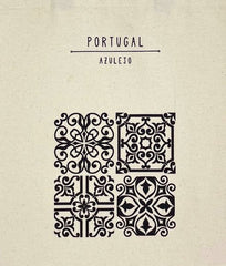 Shopping Bag in Cotton | Tiles