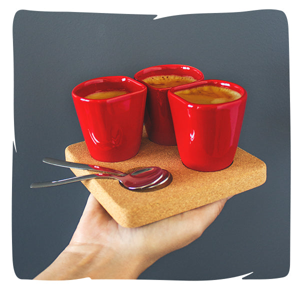 Coffee Cups (set of 4) - Copus | Aqua Marine Gradient