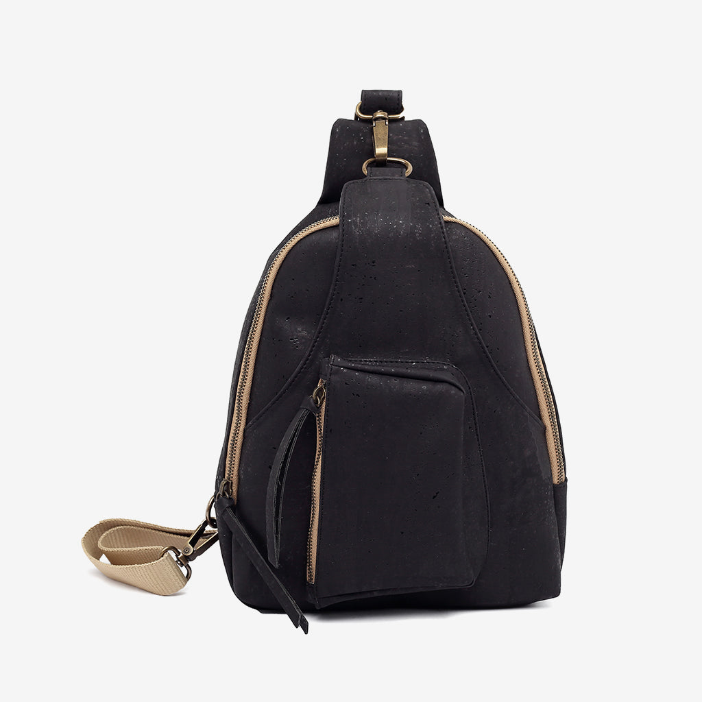 Trekking Backpack in Black Cork