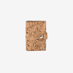 Pop-Up Card Holder in Natural Cork with Laser Design