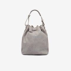 HandBag with Strap in Gray Cork