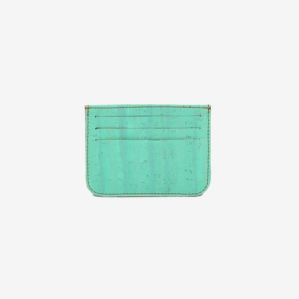 Porta Cartões Bicolor | Verde Água