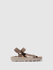 Velcro Sandals CLEW L | Taupe