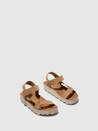 Velcro Sandals CLEW L | Tan