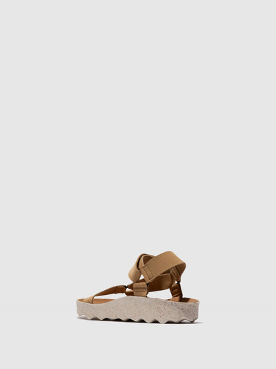 Velcro Sandals CLEW L | Tan