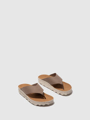 Slip-on Sandals CAMI L | Taupe