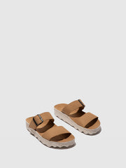 Velcro Sandals COLY L | Tan