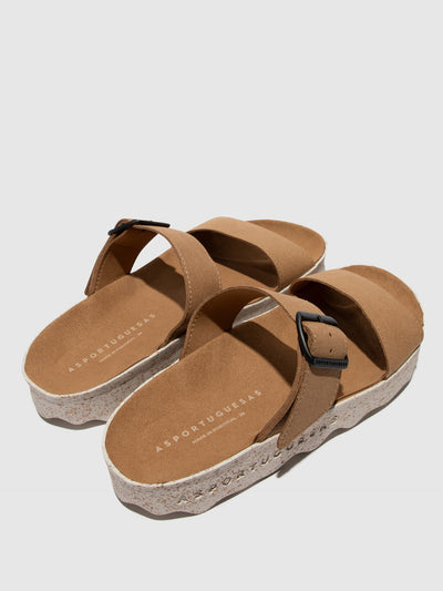 Velcro Sandals COLY L | Tan