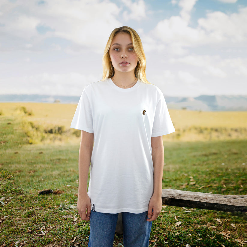 Ay Caramba | Regular Fit T-Shirt | White