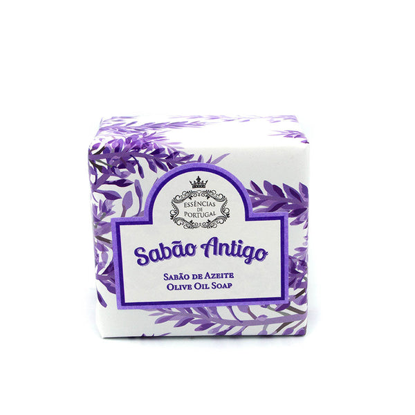 Sabão de Azeite e Alfazema 200GR (Padrão Floral Branco)