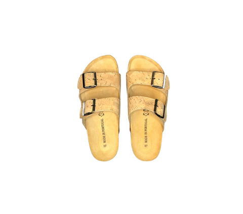 Two Strap Sandal | Natural