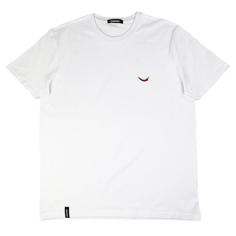 Red Hot | Regular Fit T-Shirt | White