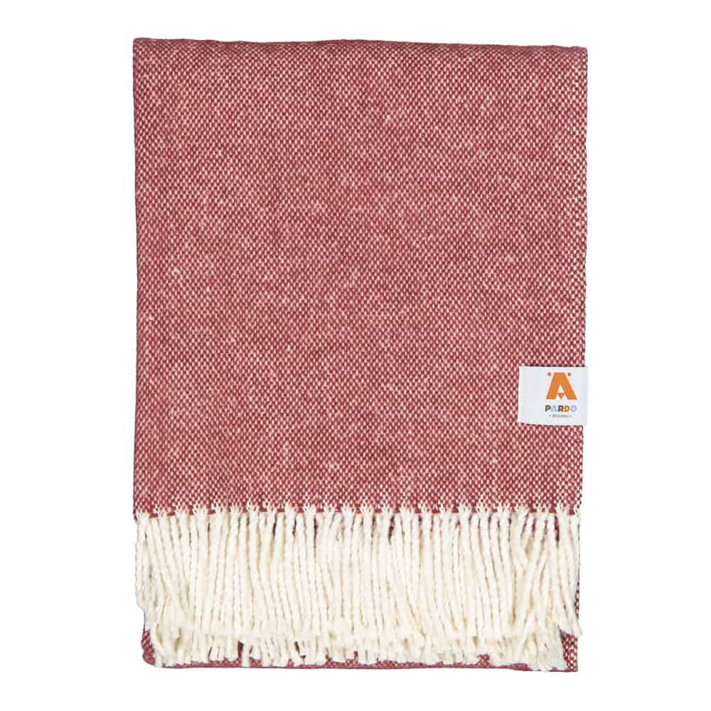 Cotton Blanket - Bordeaux