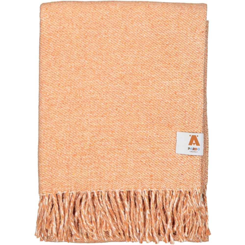 Cotton Tweed Throw - Terracotta