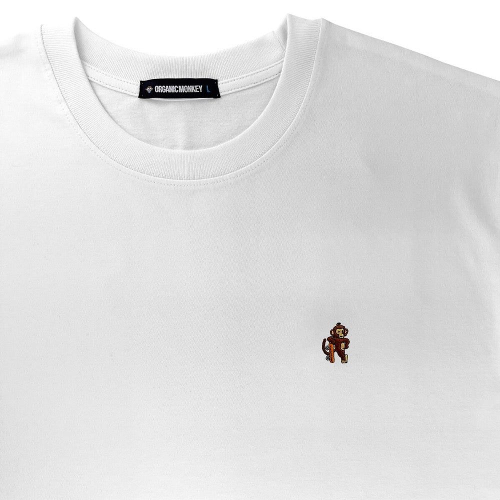 Skate Monkey | Regular Fit T-Shirt | White