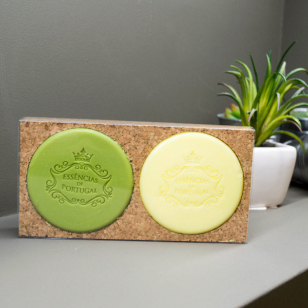 Portuguese Cork Base With 2 Senses Collection Soaps