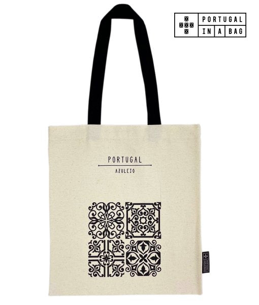 Shopping Bag in Cotton | Tiles