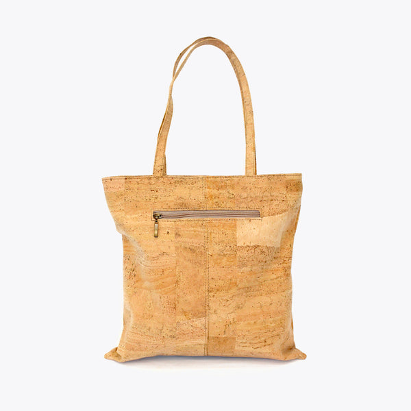 Shopping Bag | Natural c/ Bolso em Cortiça Branca