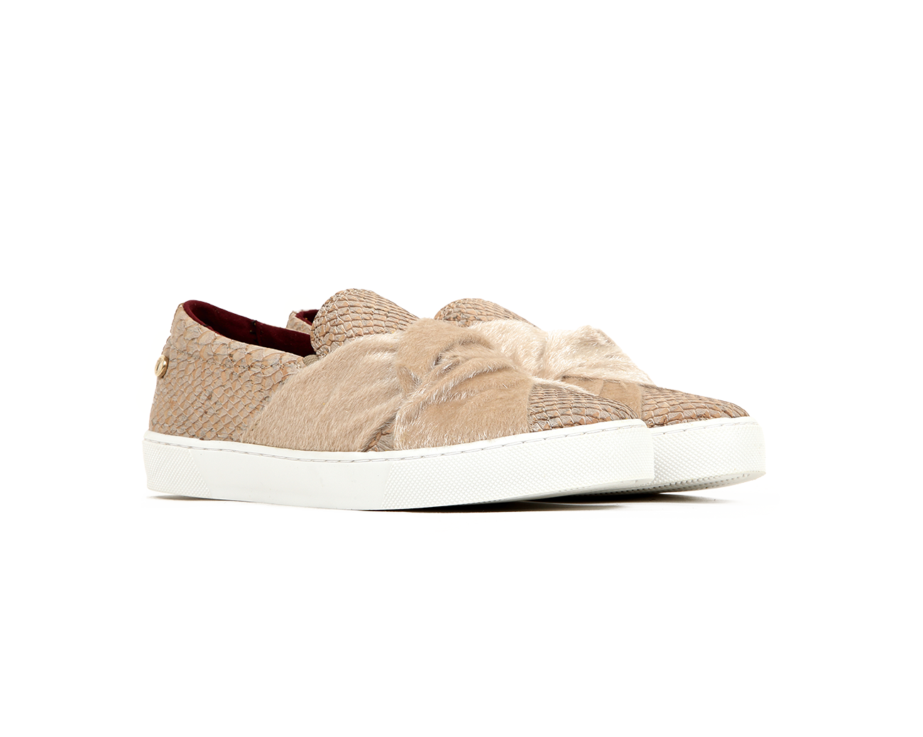 Vegan Slip On | White Snake - Vegan Shoes Rutz