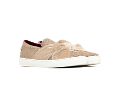 Vegan Slip On | White Snake - Vegan Shoes Rutz