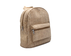 Vegan Backpack | White Snake - Vegan Shoes Rutz